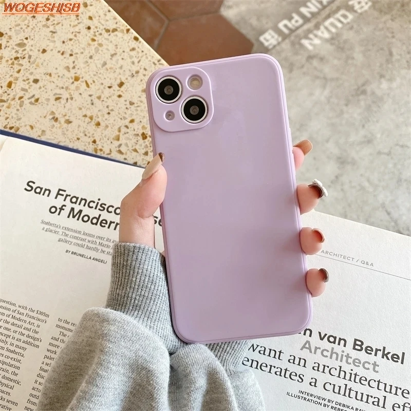 Luxurious Liquid Silicone Soft Thin Phone Case Cover