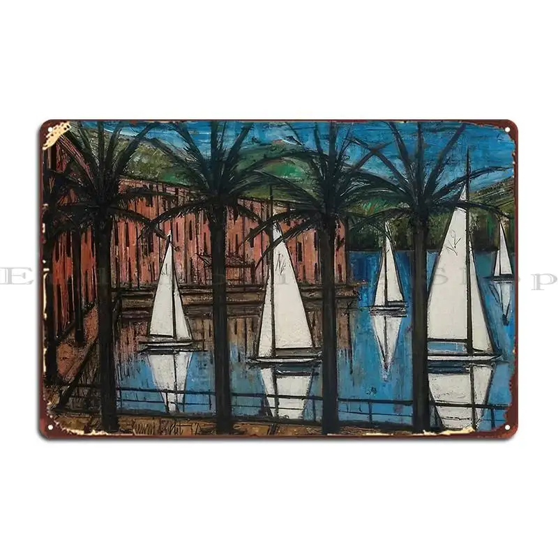 

Buffet Bernard Boats Metal Sign Cinema Classic Plaques Printed Funny Tin Sign Poster