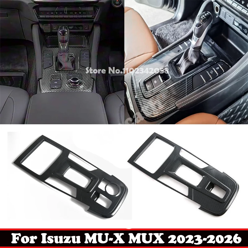 Für Isuzu MU-X MU X Innenraum-Zubehör Zweirad-/Allradantrieb Mittelkonsole Schaltkasten-Abdeckung Verkleidung