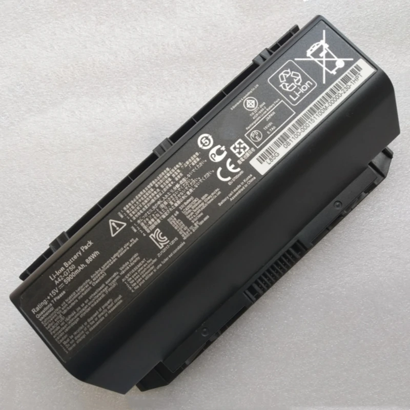 A42-G750 A42G750 0B110-00200000 Аккумулятор для ноутбука Asus ROG G750 G750J G750JH G750JM G750JS G750JW G750JX G750JZ G750JT T4014H
