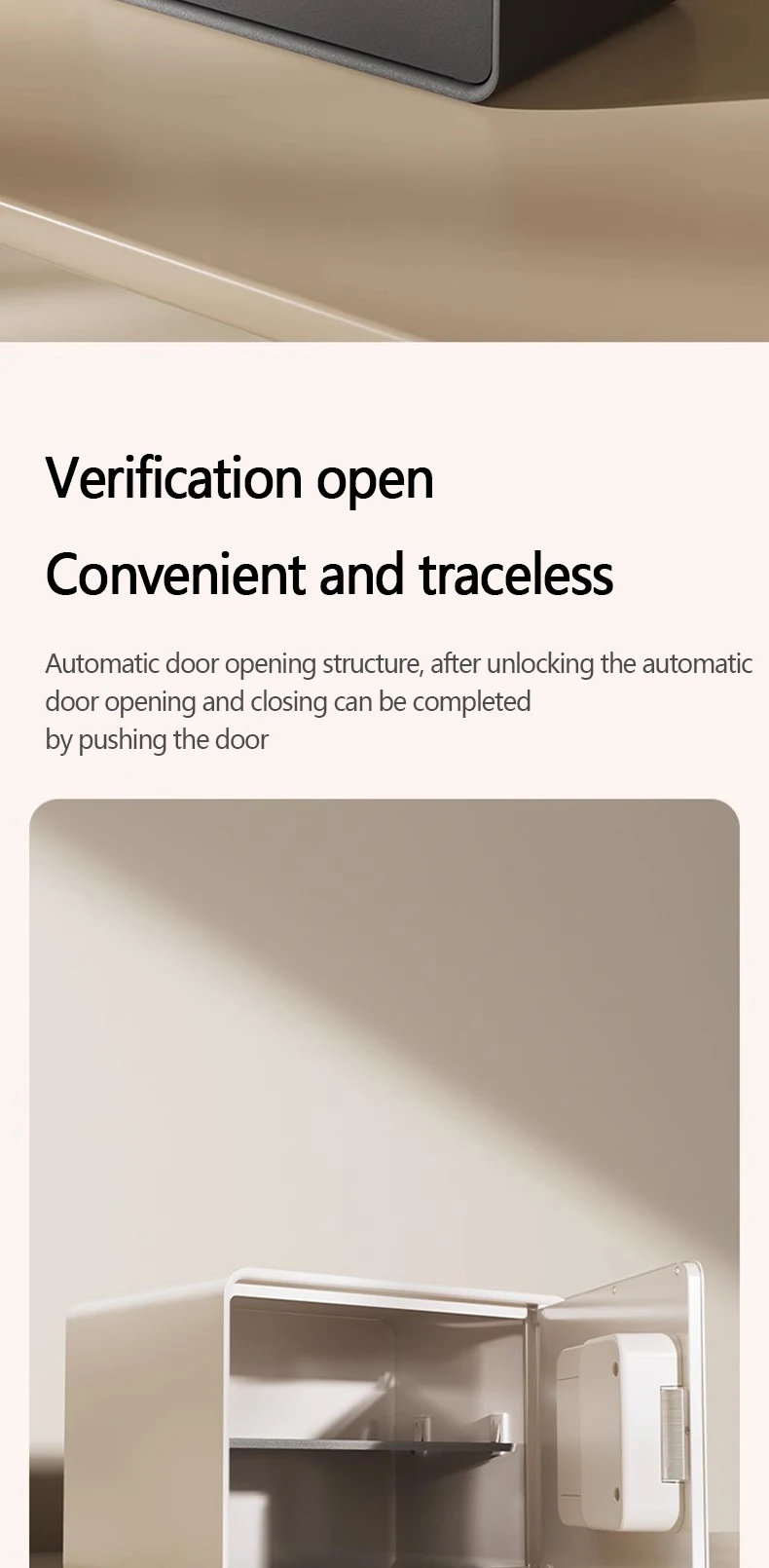 All steel fingerprint password safe New safe small automatic door safe box 20/25cm anti-theft password key safe Jewelry safe