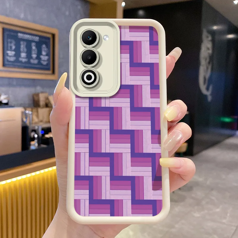 Shockproof Silicone Phone Case with Fish and Flower Print Design