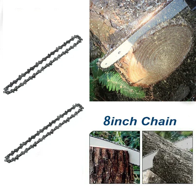Chainsaw Chain Guide 1/4 Pitch 043 45 Drive Links Semi Chisel Electric Chainsaw Chain 8Inch for Garden Woodworking mini chainsaw electric chainsaw chainsaw chains