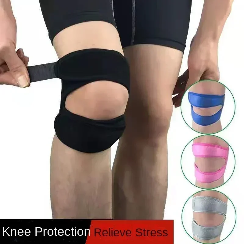 1 Packung verstellbare Patella-Unterstützung Kompression elastische atmungsaktive Knies chützer Fitness-Laufsport-Knies chützer für Männer