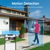 ANRAN 5MP 2K Solar Camera Rechargeable Battery PIR Humanoid Detection Outdoor PTZ Wireless WIFI Camera Full Color Night Vision 5