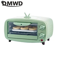 DMWD 12L Electric Oven Baking Tool Breakfast Machine Baking Stove Barbecue Grill BBQ Roaster Pizza Desser Maker 60min Timing