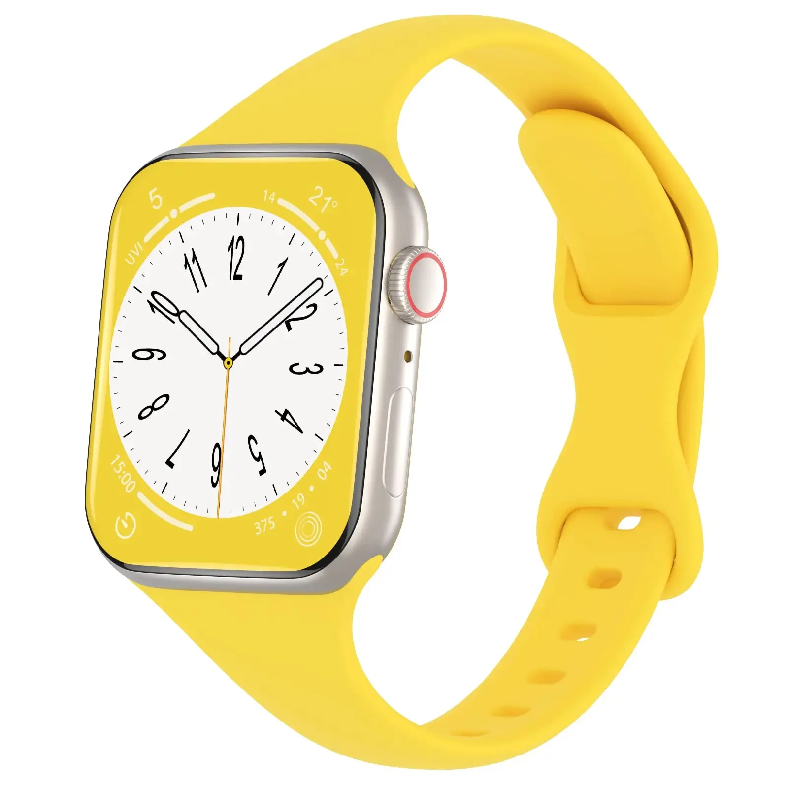 Thin Silicone Solid Color Strap Bracelet