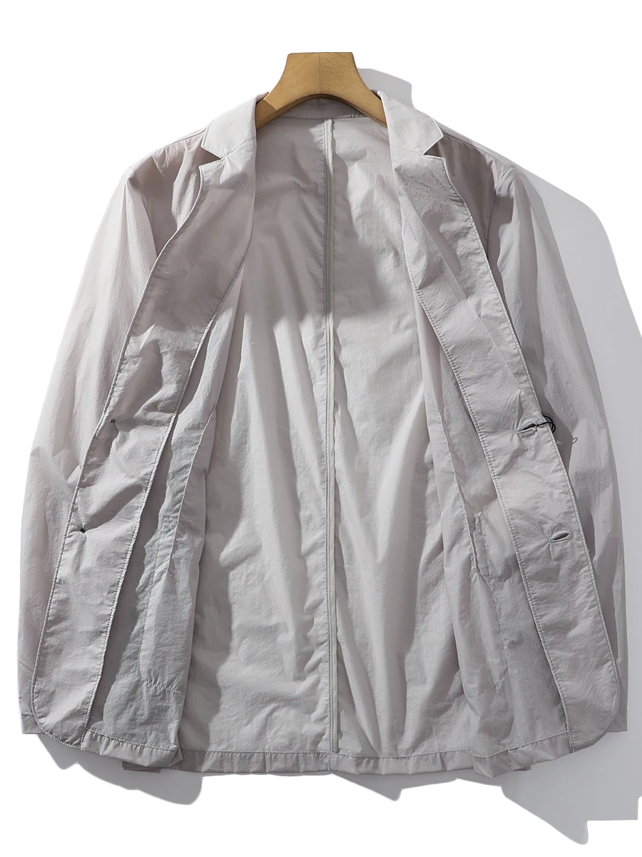 226130 Lightweight Raw Edge Jacket (Natural Color)