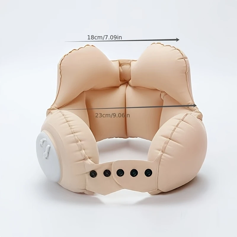 Inflatable U-Shaped Neck Pillow for Daily Comfort and Travel