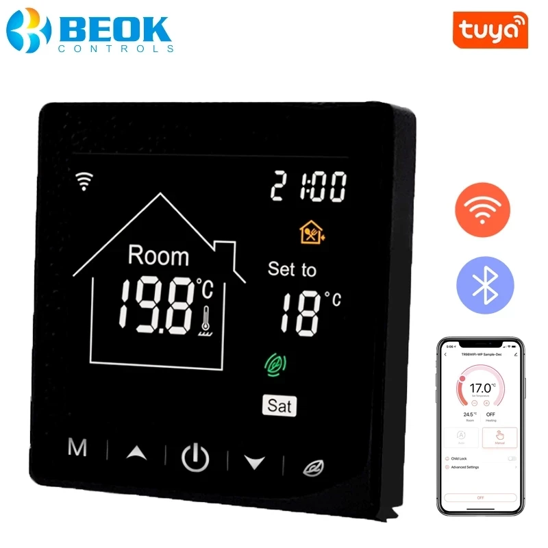 Beok Wifi Smart Thermostat | Beok Boiler Thermostat Wifi - Wifi Thermostat  - Aliexpress