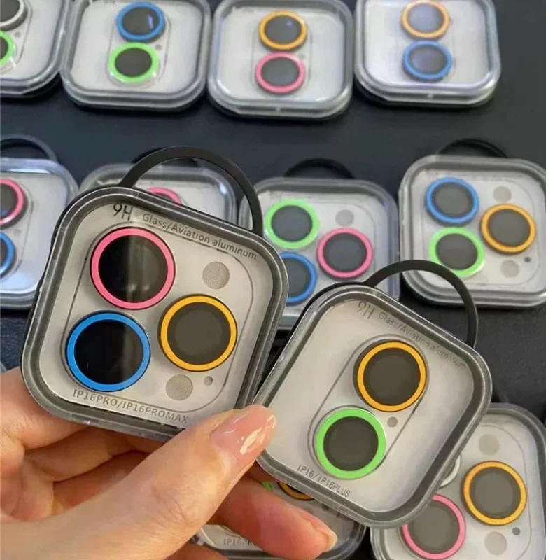 Luminous Full Cover Camera Lens Protector with Ceramic Rings