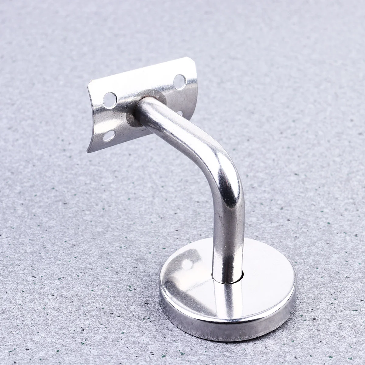 

Stainless Steel Wall Holder Handrail Wall Mounted Brackets Supports Stair Accessories Glass Tray (Without Screw)
