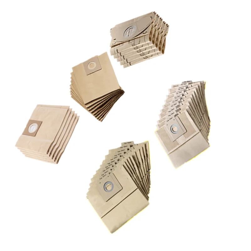 Bolsas de pó Bolsa de Filtro para Karcher Nt18 Nt20 Nt25 Nt30 Nt50 Nt70 Nt90 Nt65 Wd1s Wd1 Aspirador Bolsa Peças Acessórios