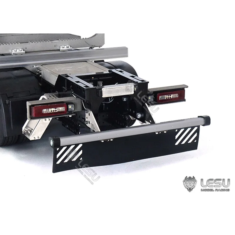 LESU 1/14 Scale FH16 Full Metal Chassis 6*6 for RC Dumper Tipper Timber Truck Model Motor Light With Bucket Toy TH20321 5