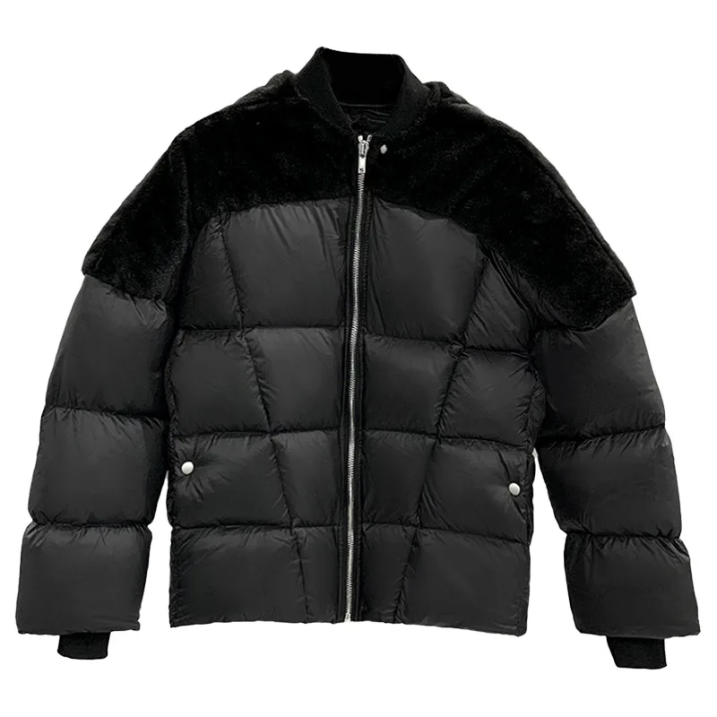 Owen Seak Men Down Coats Jackets Gothic High Street Women Clothing Trench Oversized Winter Dust Windbreaker Black Snow Jackets