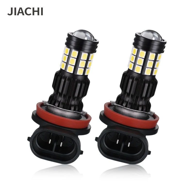

100PCS Car Fog LED Light H11 800LM Led 2835 Chip Bulbs 12V 24V Auto Lamps Daytime Running Lights Fog Lamp