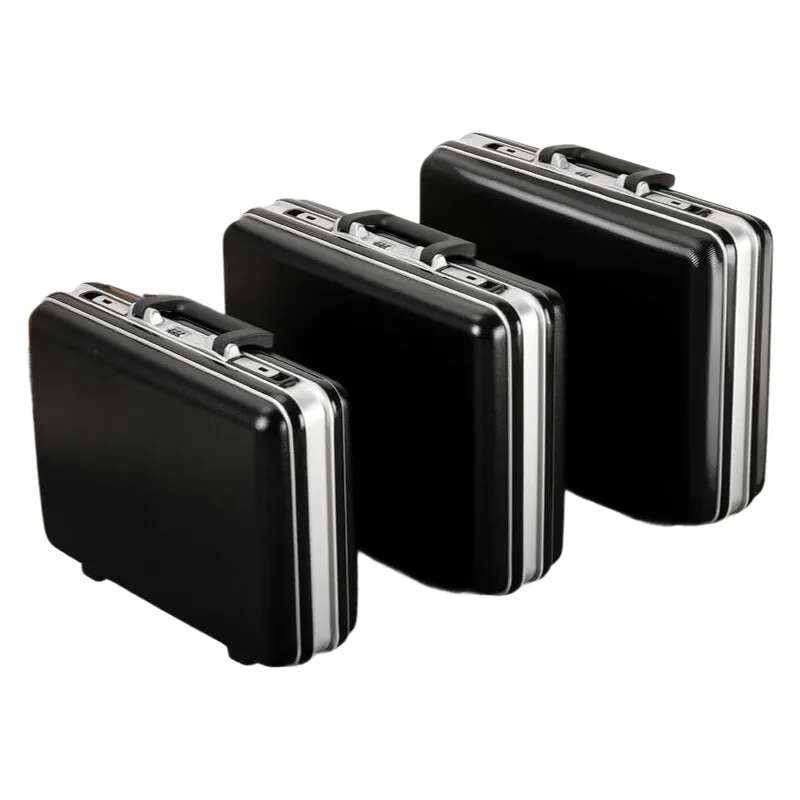 Aluminum Frame Hard Shell Business Laptop Briefcase - Anti-Theft Password Lock Portable Computer Bag for Travel