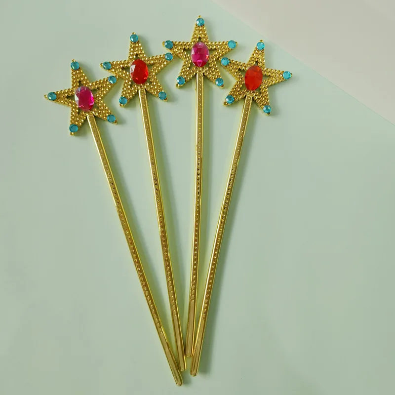 10 Bacchette Magiche Principessa Stella - Multicolore, 36cm, Per Feste E Costumi - Foto 4