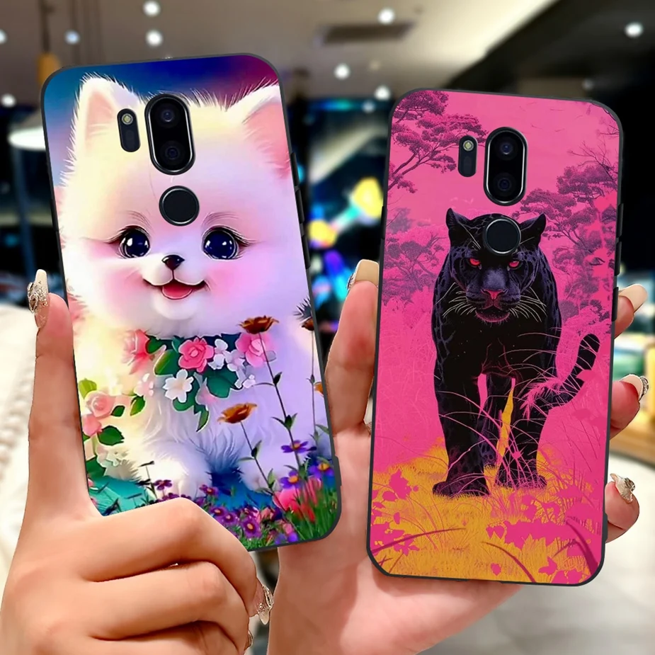 Cute Cat Luxury Painted Soft Slim Phone Case - Stylish Protective Cover