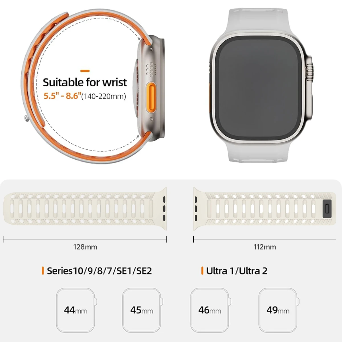 Magnetic Silicone Strap for Apple Watch - Enhanced Bracelet Collection