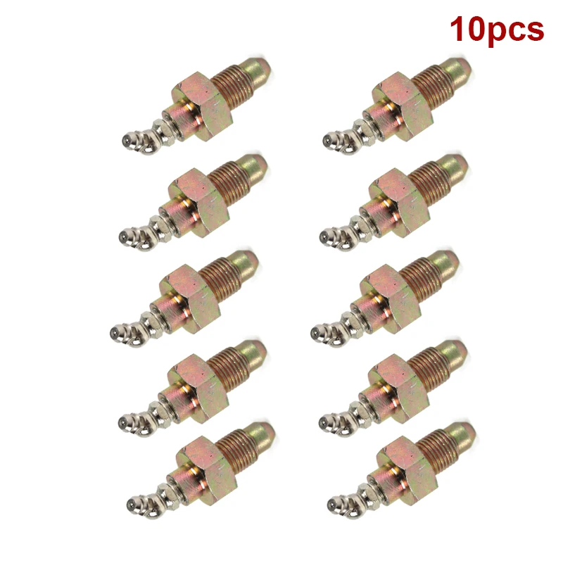 10 Pieces 4276114 Track Adjuster Grease Valve for Hitachi EX12 EX30-2 EX40UR HX120B-2 ZX17U-2 Excavator Parts