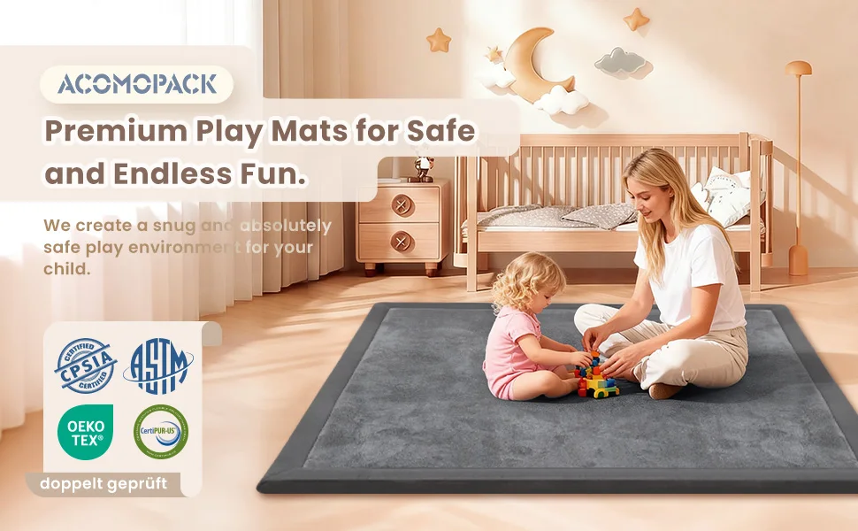 Huloo Sleep Thick Baby Play Mat - image 2