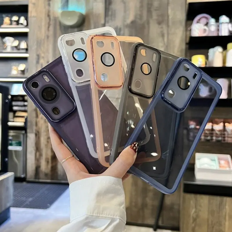 For Pro Case Soft Silicone Back Lens Protective Cover for Huawei P60 P50 PRo Honor x6 x6s x8 90 Lite x8a x7a Shell Bag P_voghion.com