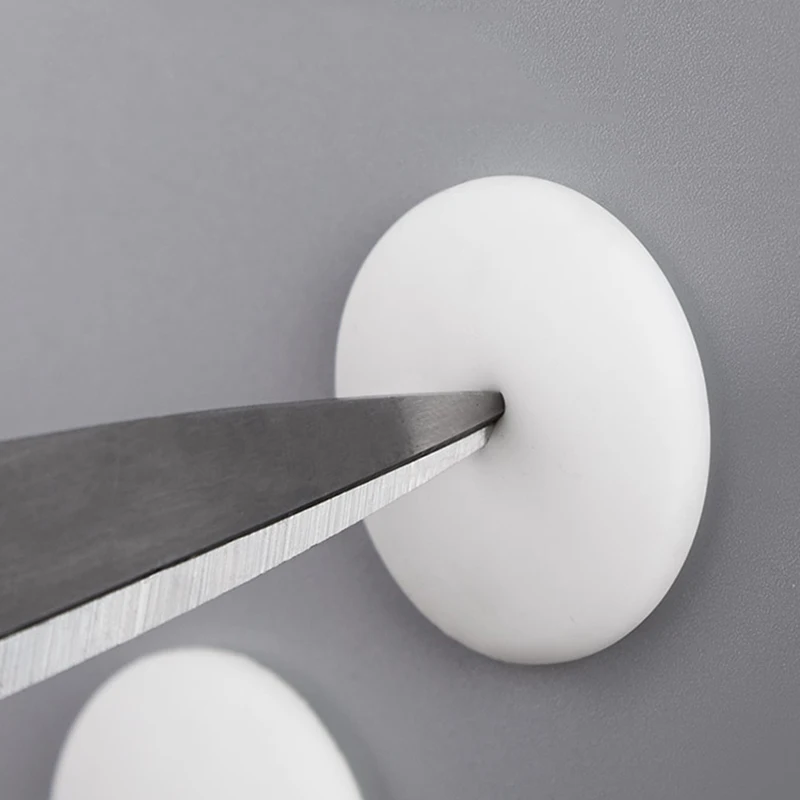Silicone door stopper Round Strong Self Adhesive crash pad door handle bumpers Silencer Anti-collision Protector wall Sticker
