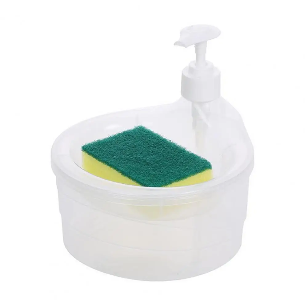 Dish Soap Dispenser and Sponge Holder 2 in 1 Gadgets Dishwashing