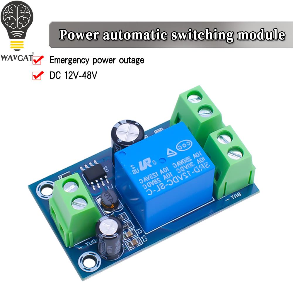  Power-OFF Protection Module Automatic Switching Module UPS Emergency Cut-off Battery Power Supply 12V to 48V Control Board 