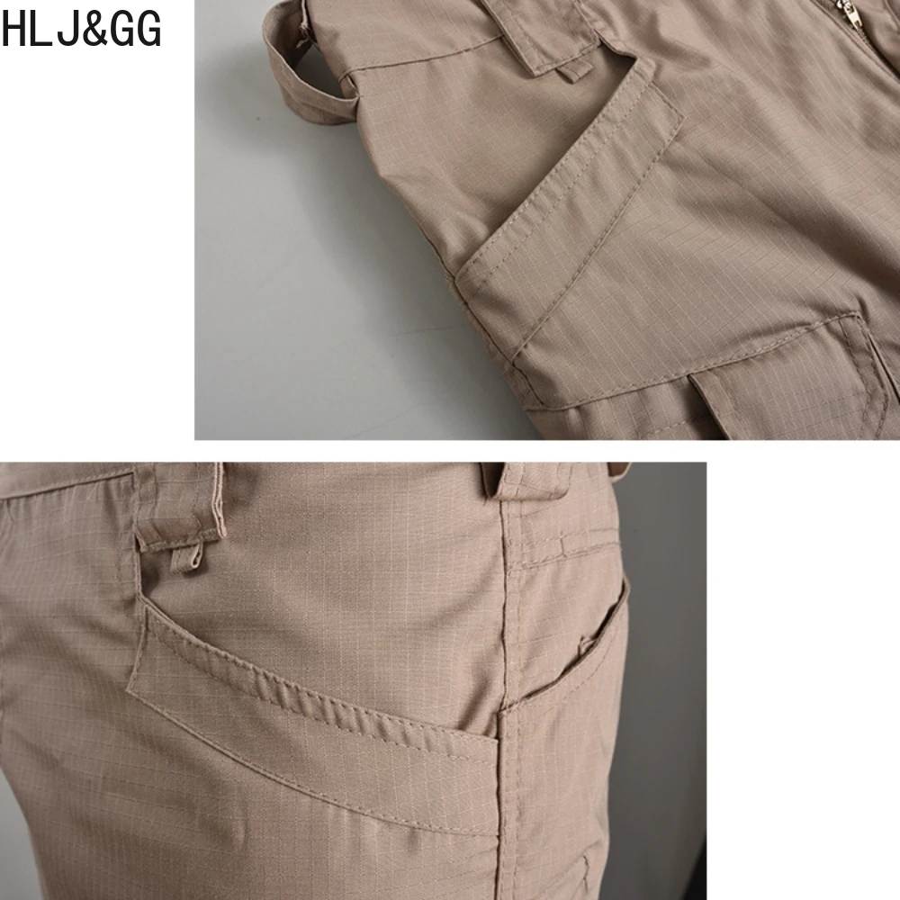 HLJ&GG Summer Man's Tactical Shorts Casual Camo Work Shorts Outdoor Sports Camping Climbing Shorts High Quality Male Shorts New