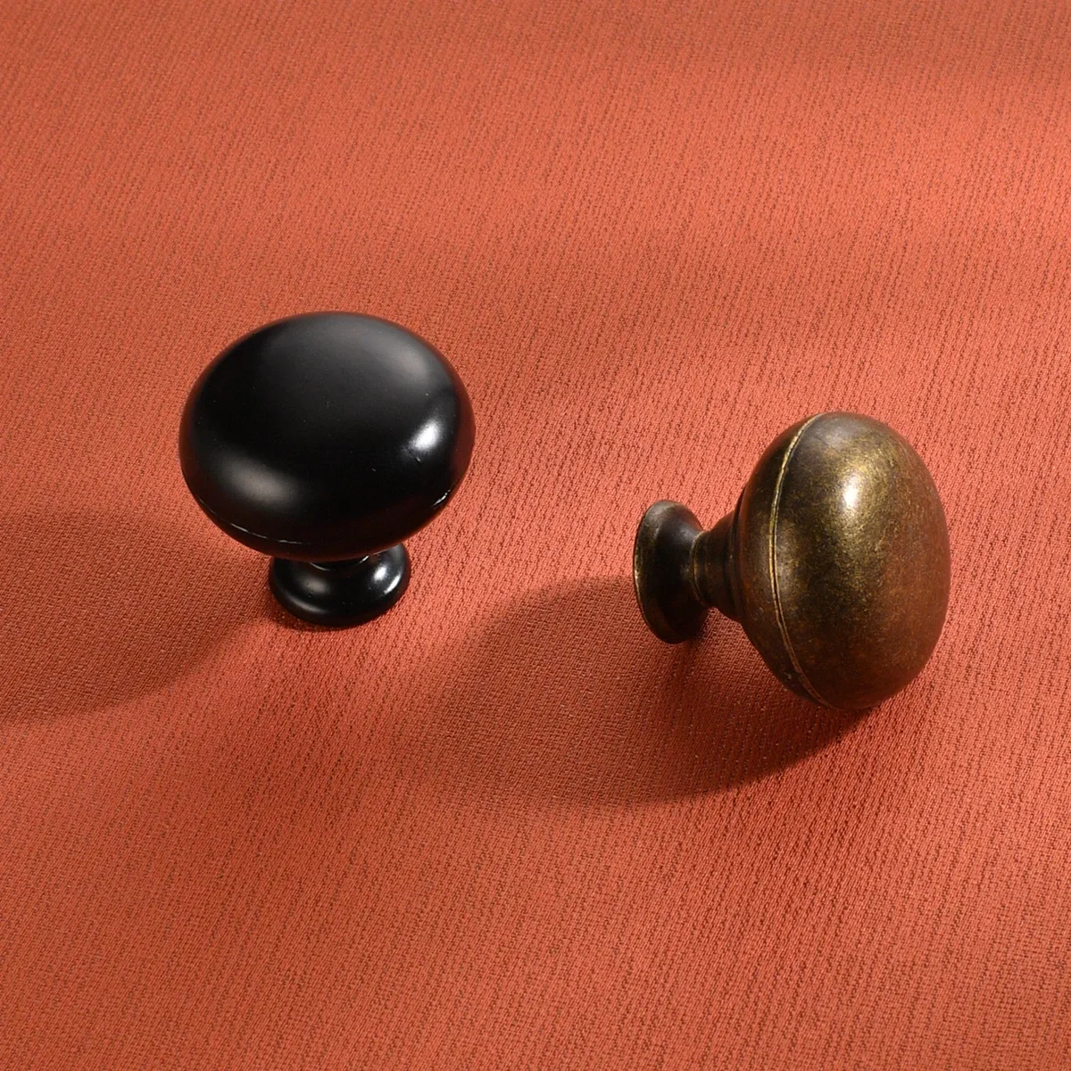 Stylish single hole cabinet handle modern furniture drawer door zinc alloy antique American handle