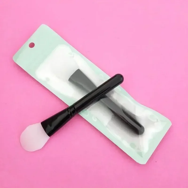 1pc Silicone Mask Brush, Makeup Beauty Brush Handle Diy Soft Head Mask Stick Adjustment Stick Soft Facial Mask Face Care Tool 2