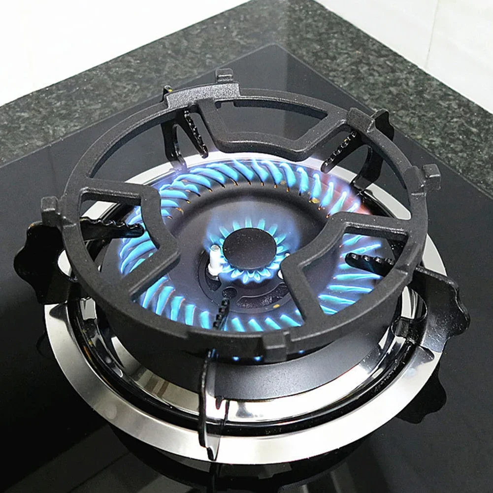 Kitchen Utensils Cooktop Range Pan Holder Stand Non Slip Cast Iron Wok Support Ring