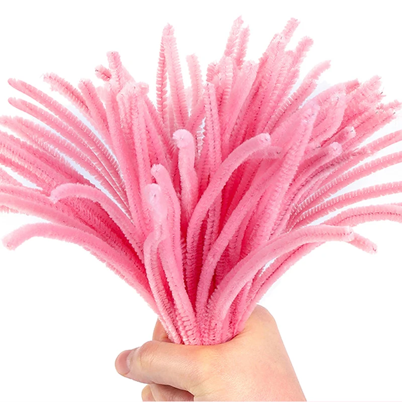 100 Pcs 30cm creation pipe cleaners white - AliExpress