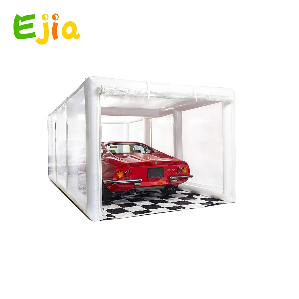 Tenda Gonfiabile Su Misura Della Bolla Di Immagazzinaggio Della Copertura Del Garage Dell'Automobile Gonfiabile Trasparente Del Garage Dell'Automobile