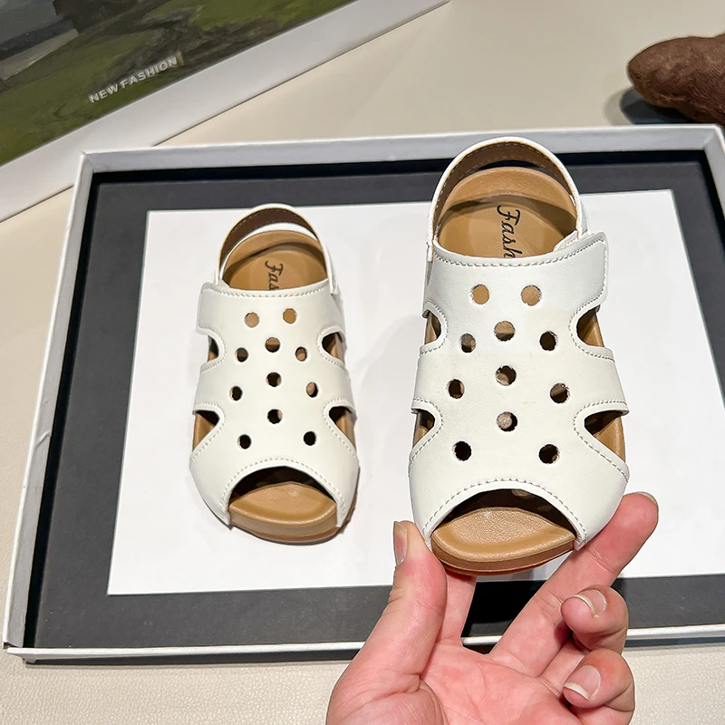 Girls PU Leather Non Slip Summer Sandals