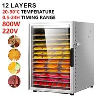 DIVEDEER 6/12 couches séchoir à fruits séchage électrique pour légumes déshydrateur alimentaire séchage pour légumes et fruits machine de séchage 6