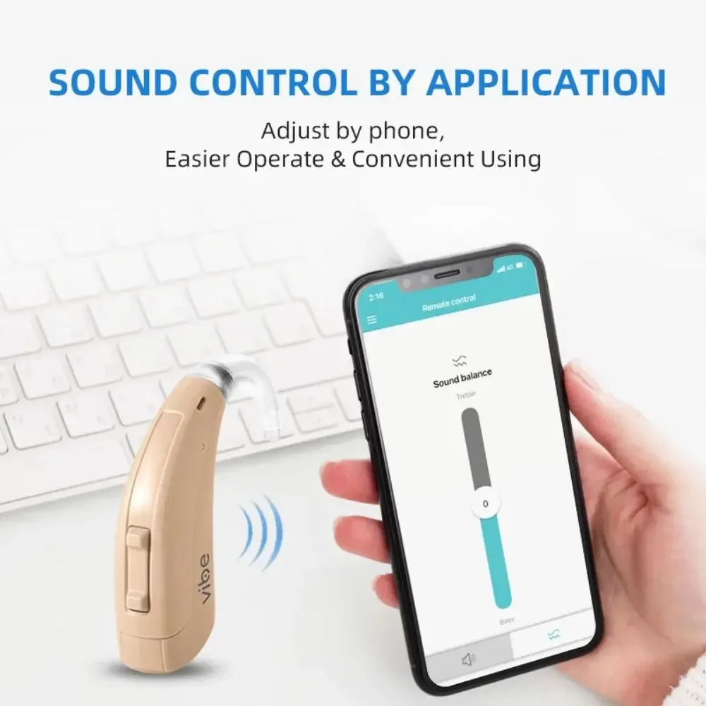 Original Siemens Vibe Severe Deaf Hearing Aids High Power Hearing Aid for Deafness Sound Amplifier Digital Chip 4/6 Channel 6