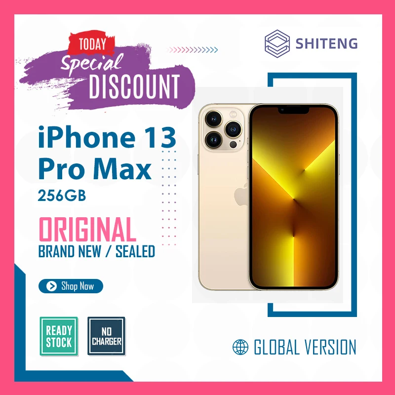 Apple iPhone 13 Pro Max 256GB REAL Dual Sim A2644 6.7 Phone CN SHIP