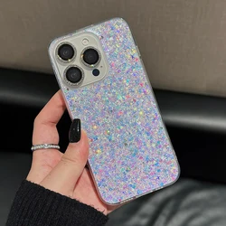 Luxury Glitter Sequins Shiny Bling Soft Silicone Case - iPhone X XS (Colorful)