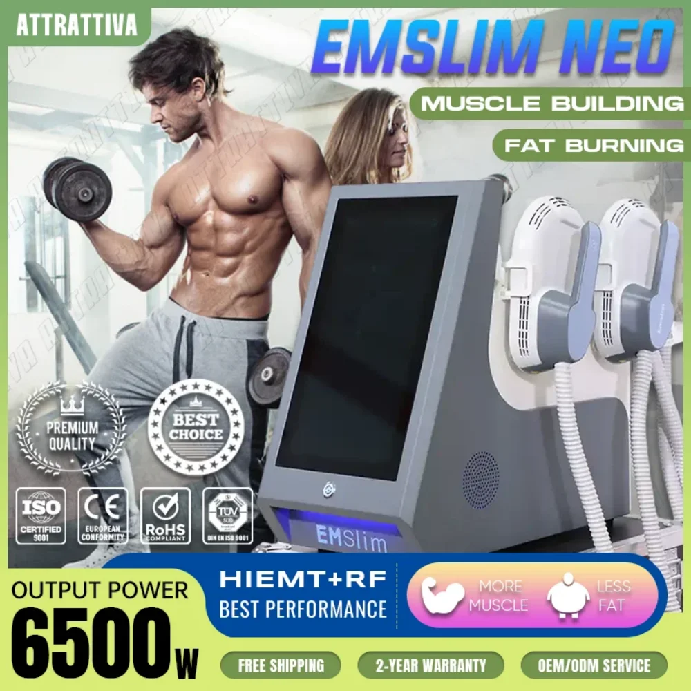 EMSlim NEO HIEMT RF High Intensity Focused Electromagnetic Muscle Building Machine Body Sculpting Fat Buring Cellulite Reduction emsone neo high intensity focused electromagnetic chair pelvic floor muscles stimulation incontinence private muscle trainer