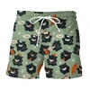 MINISO Pokemon Pikachu Men's Short-sleeved Shirt Beach Shorts Set Men's Summer Street Fashion Men's Casual Hawaii Shirt Suit 6