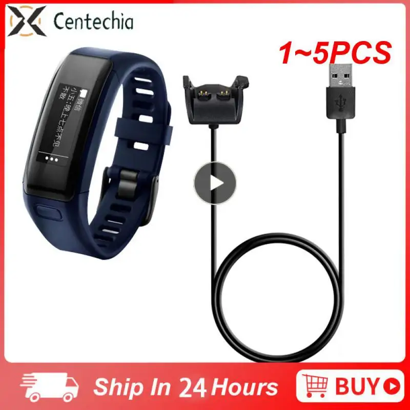 

1~5PCS USB Fast Charging Cable Bracelet Charger Dock Base for Garmin Vivosmart HR HR+ Approach X40 Durable Smart Watch