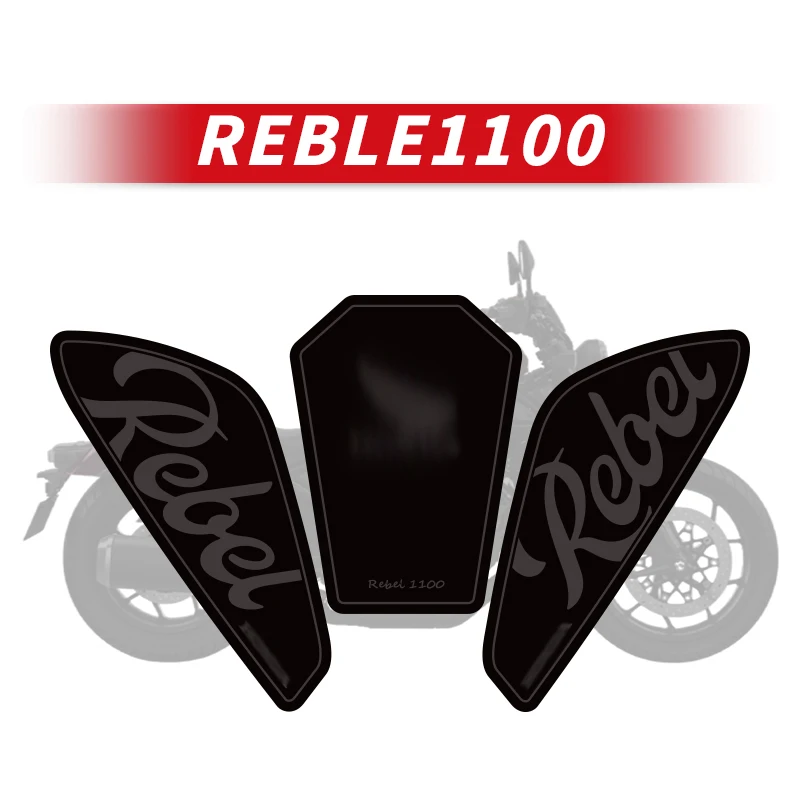 For HONDA REBLE 1100 Motorcycle Accessories Fuel Tank Protection Stickers Kits Of Bike Gas Tank Pad Decoration Decals