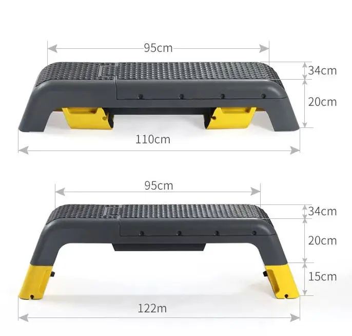 

Adjustable Fitness Step Board Yoga Fitness Pedal Exercise Footstep Aerobic Gymnastics Rhythm Sports Balance Steppe Club