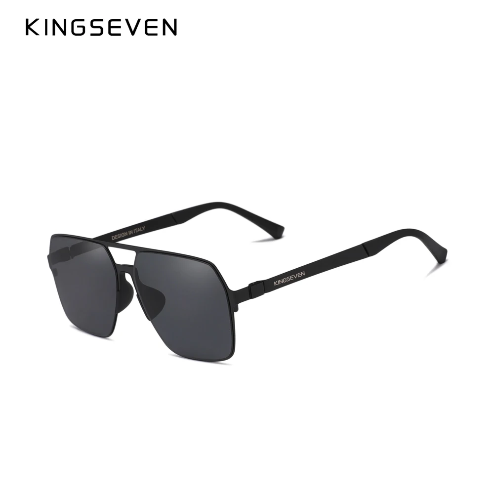 KINGSEVEN2023BrandClassicSquarePolarizedSunglassesMensDriving