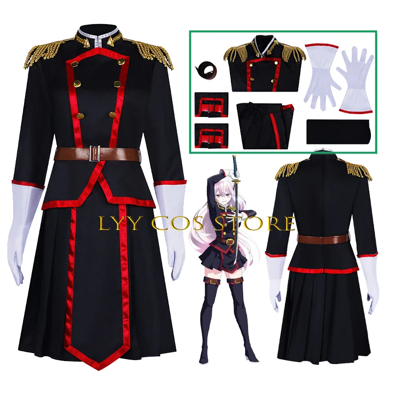 

Anime Mato Seihei No Slave Cosplay Uzen Kyoka Cosplay Costume Uniform Skirts Outfit Suit Halloween Party Clothing for Women