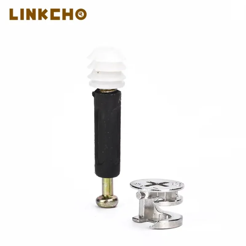 Stainless Steel Three In One Minifix cam dowel lock screws Invisible Bathroom Furniture Connector bolt For Cabinet