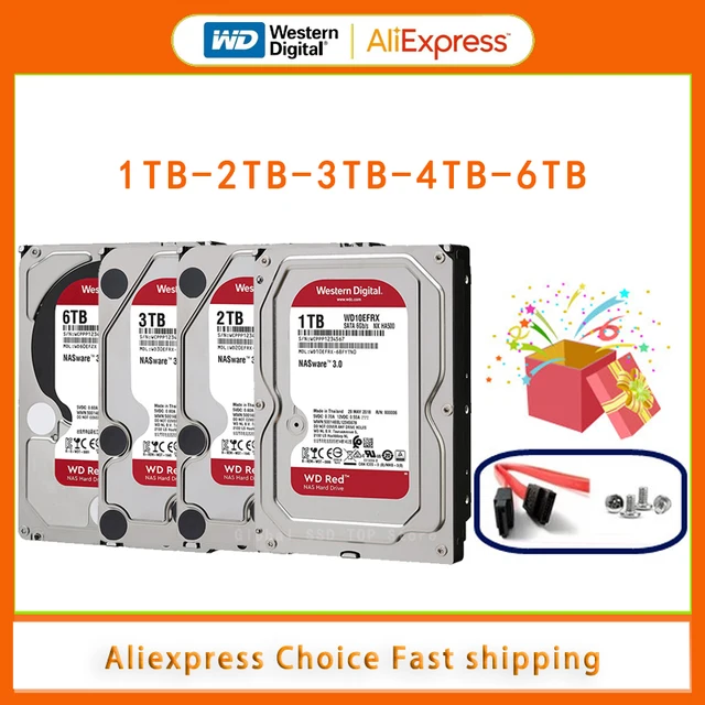 최고의 데스크톱 업그레이드: WD 레드 NAS 내장 하드 드라이브